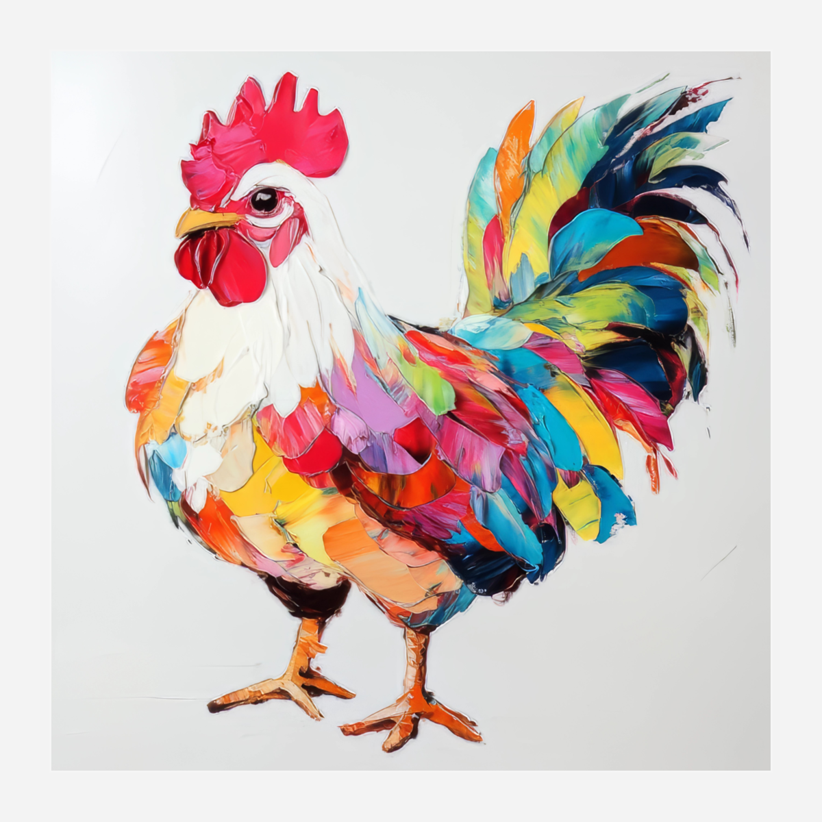 CWA00661 Cockerel In Colour