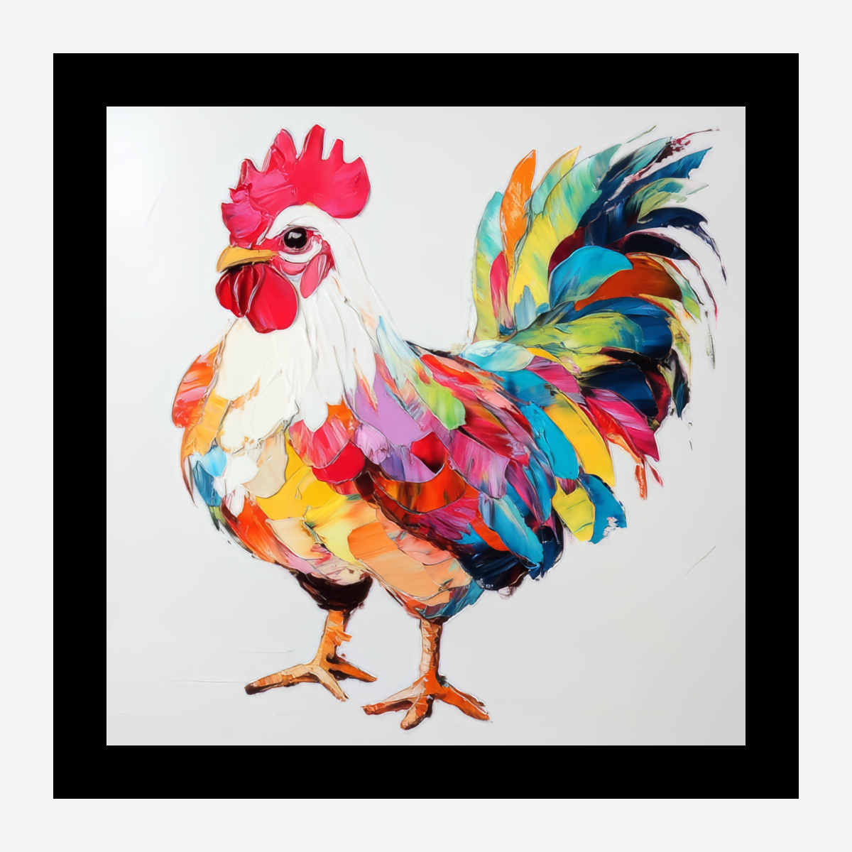 PP0000661 Cockerel In Colour