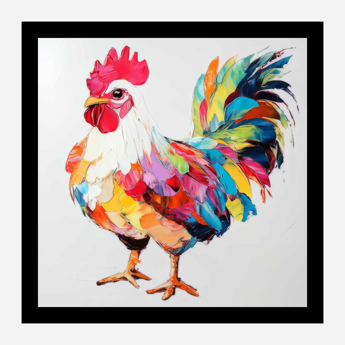 PP0000661 Cockerel In Colour