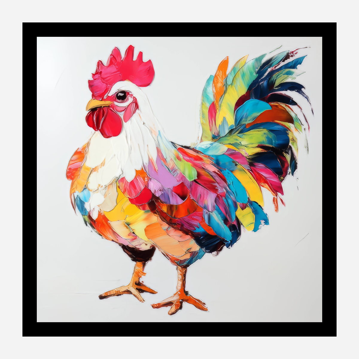 PP0000661 Cockerel In Colour