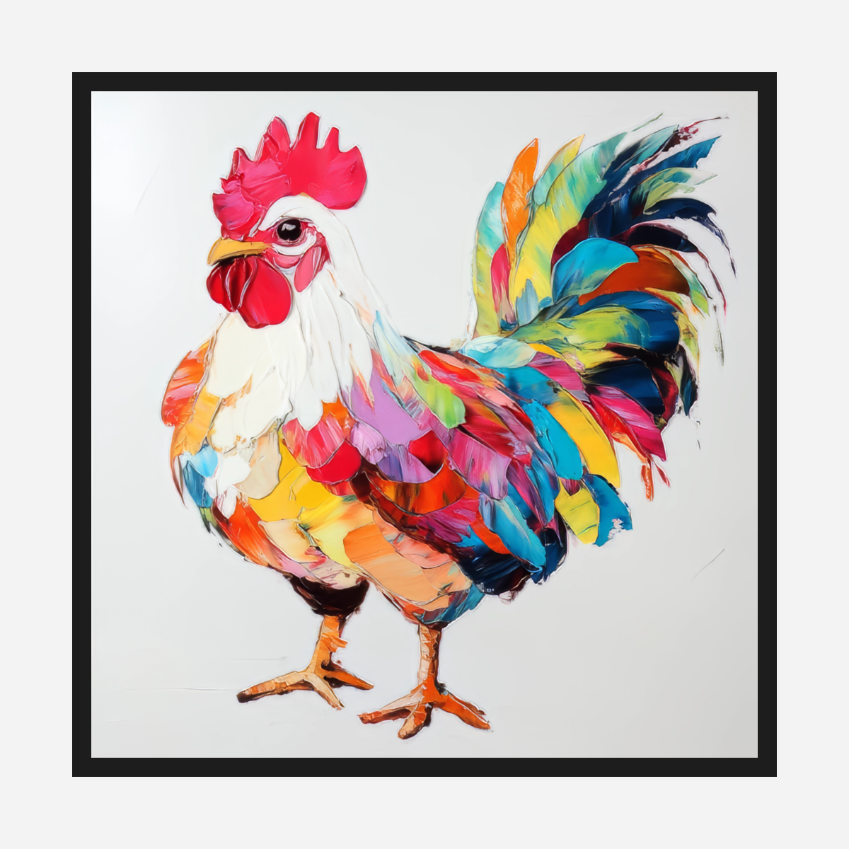 PP0000661 Cockerel In Colour