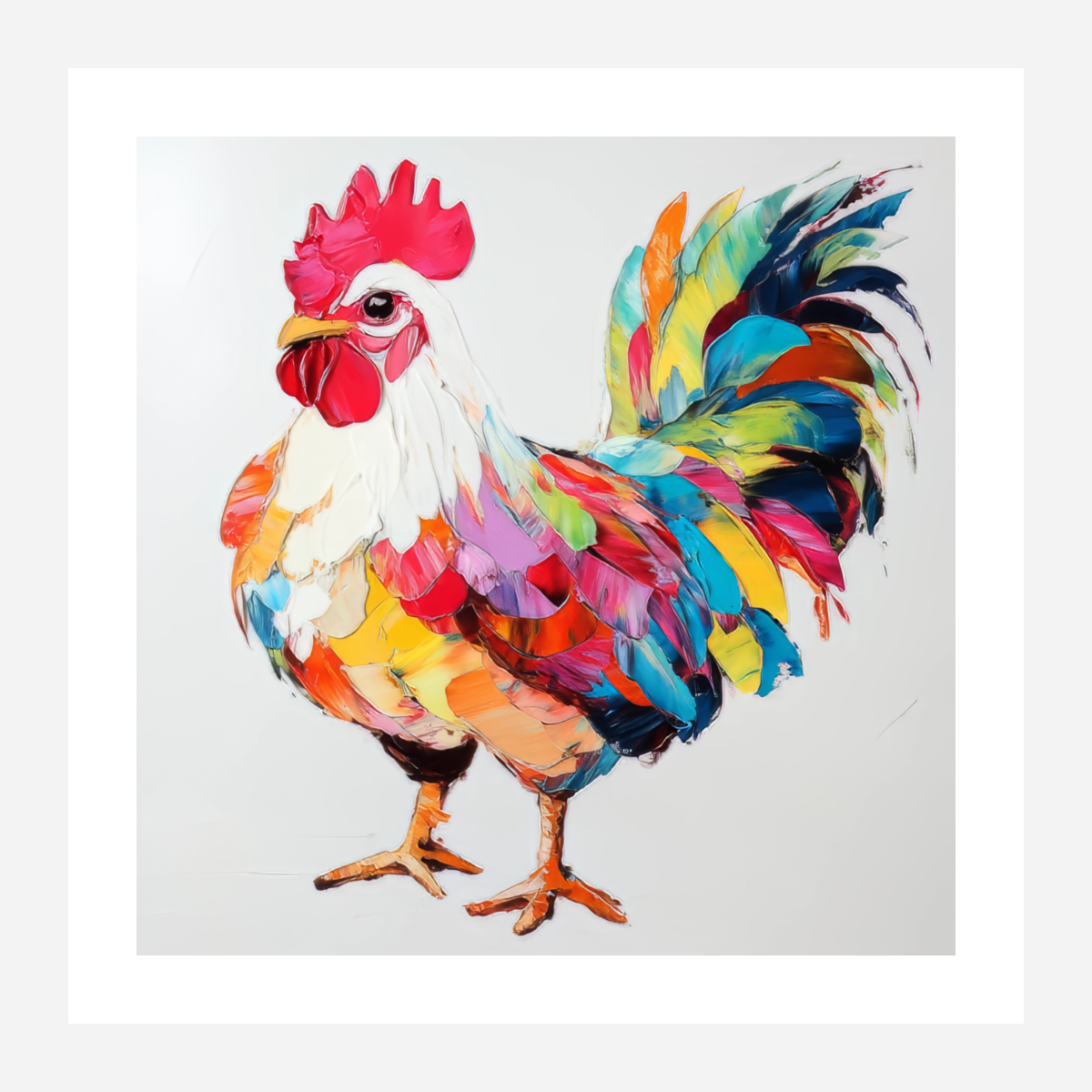 PP0000661 Cockerel In Colour