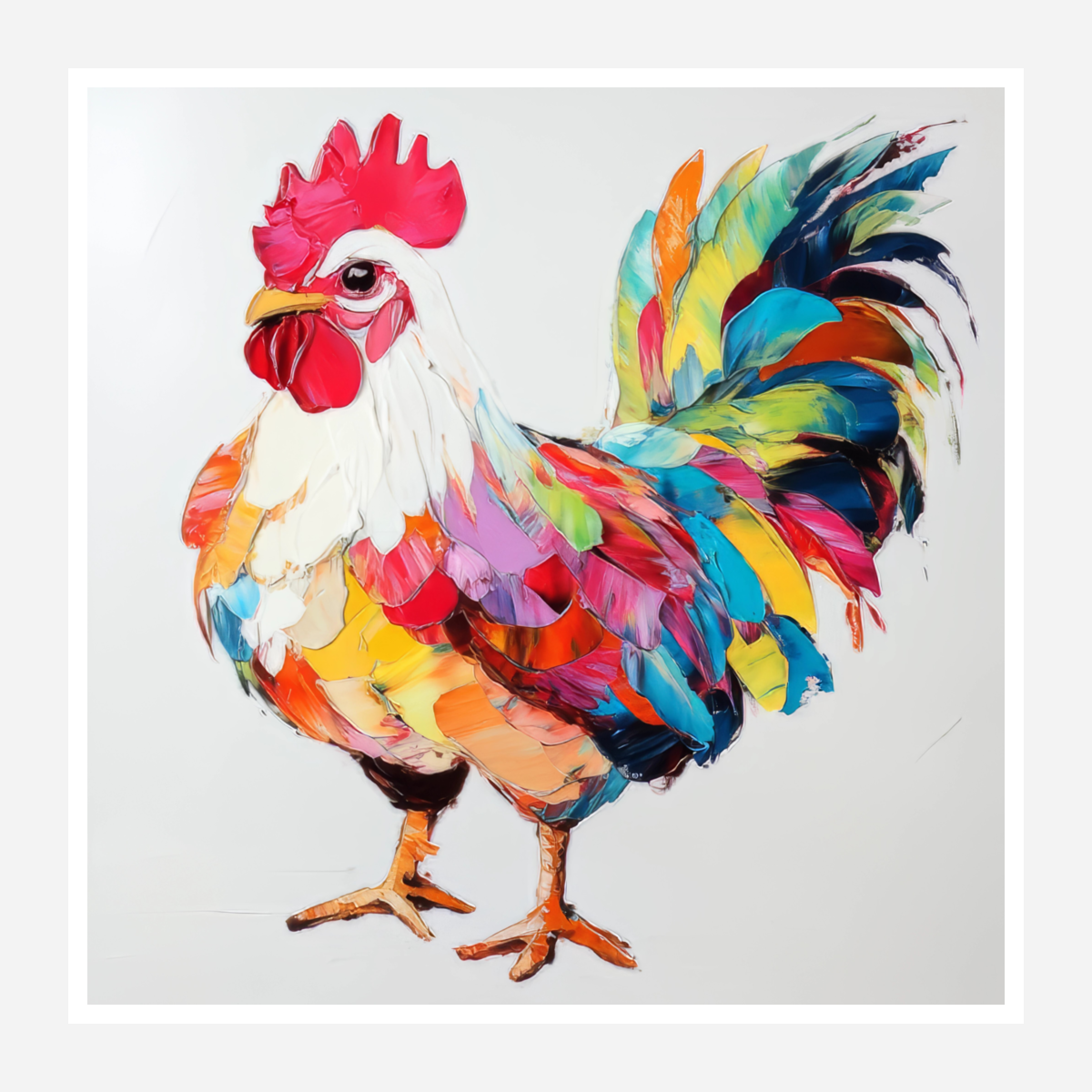 PP0000661 Cockerel In Colour