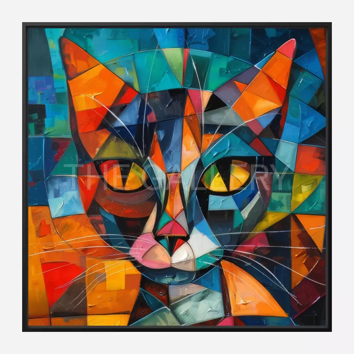 CWA00463 Geometric Cat