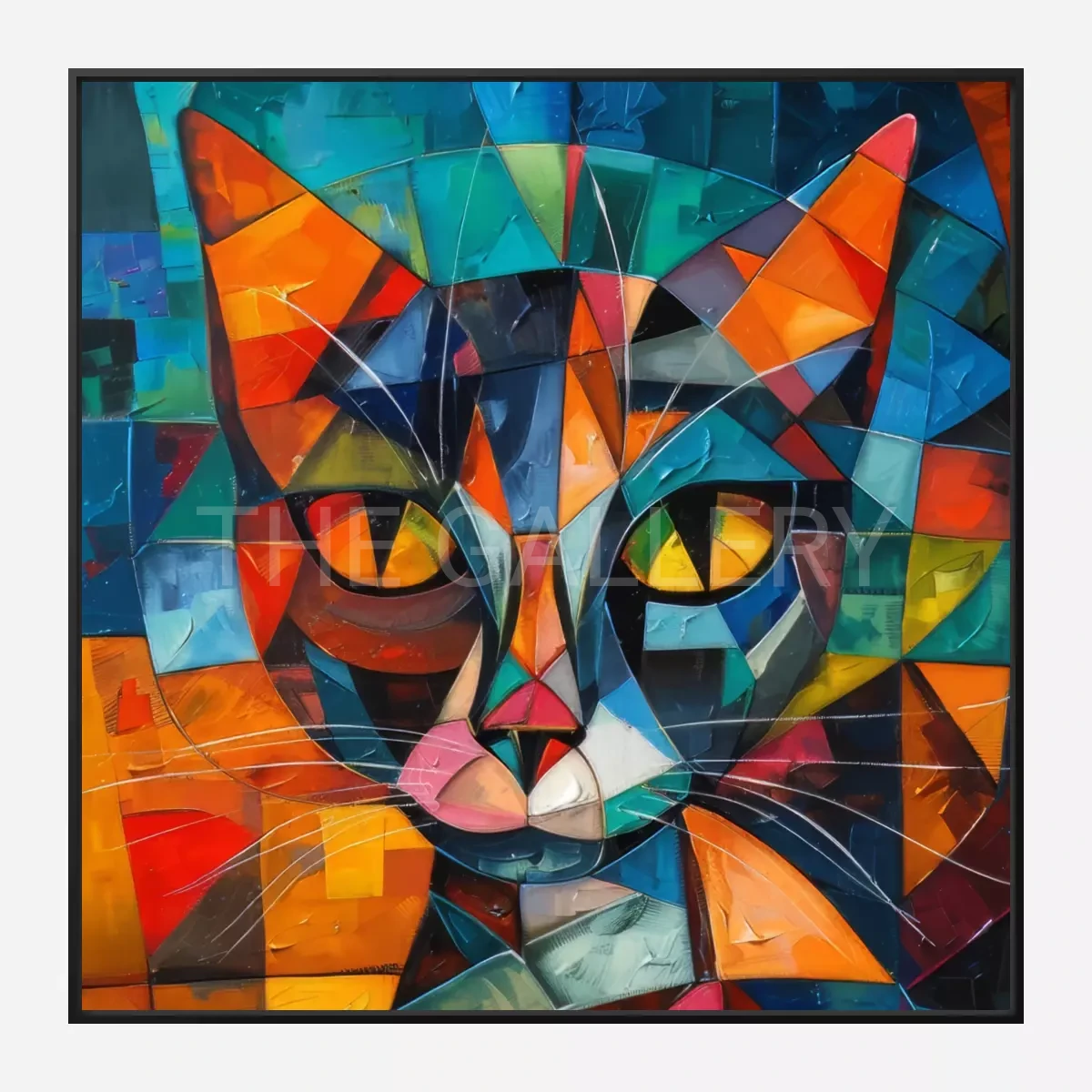 CWA00463 Geometric Cat