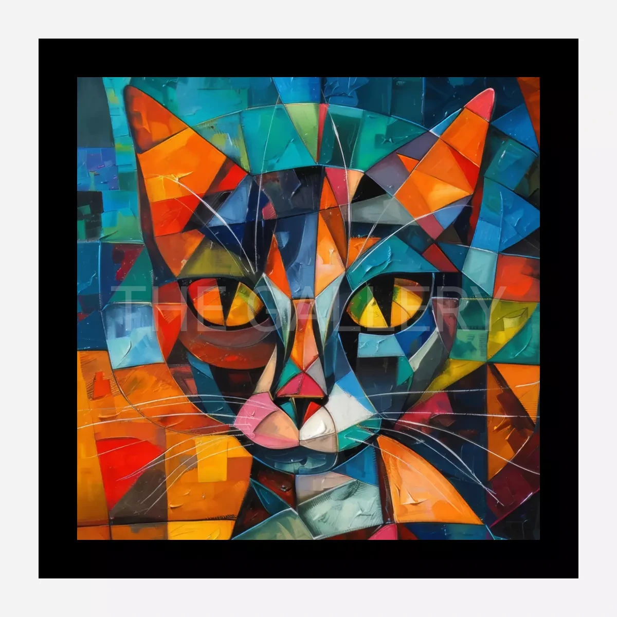 PP00436 Geometric Cat