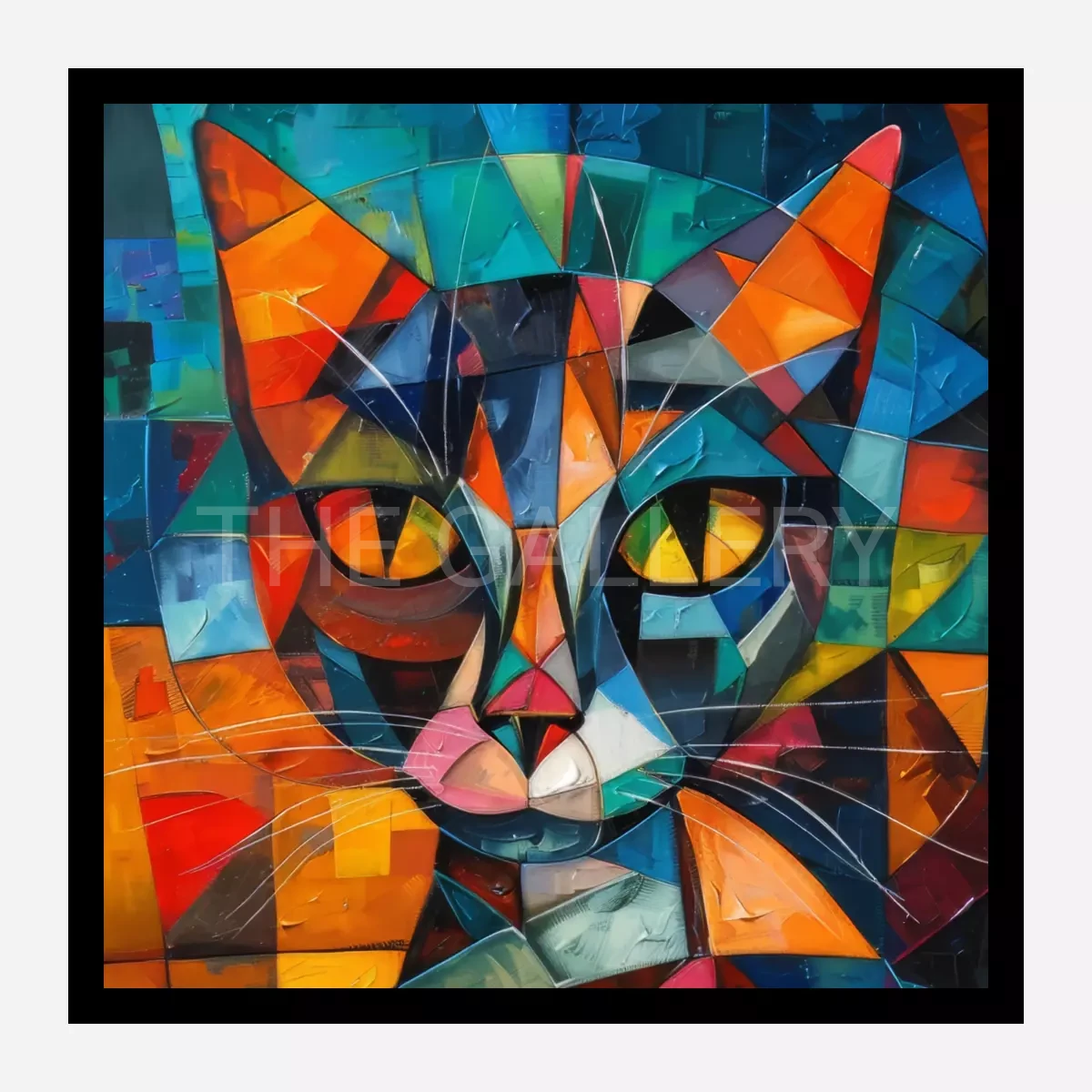 PP00436 Geometric Cat