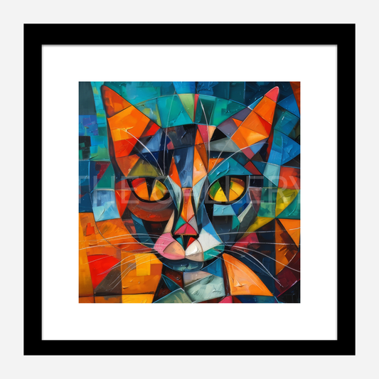 PP00436 Geometric Cat