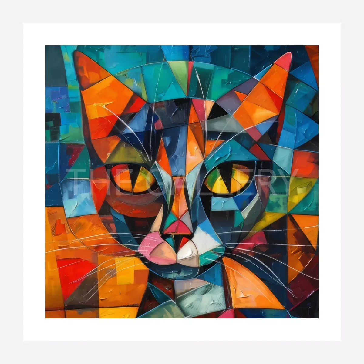 PP00436 Geometric Cat