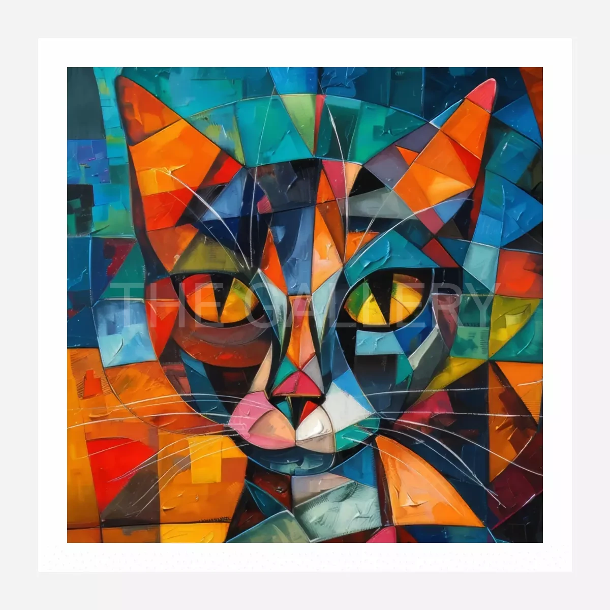 PP00436 Geometric Cat