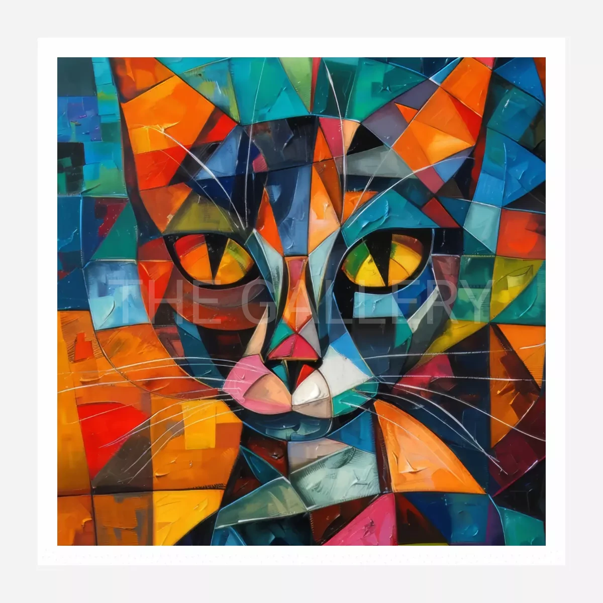 PP00436 Geometric Cat