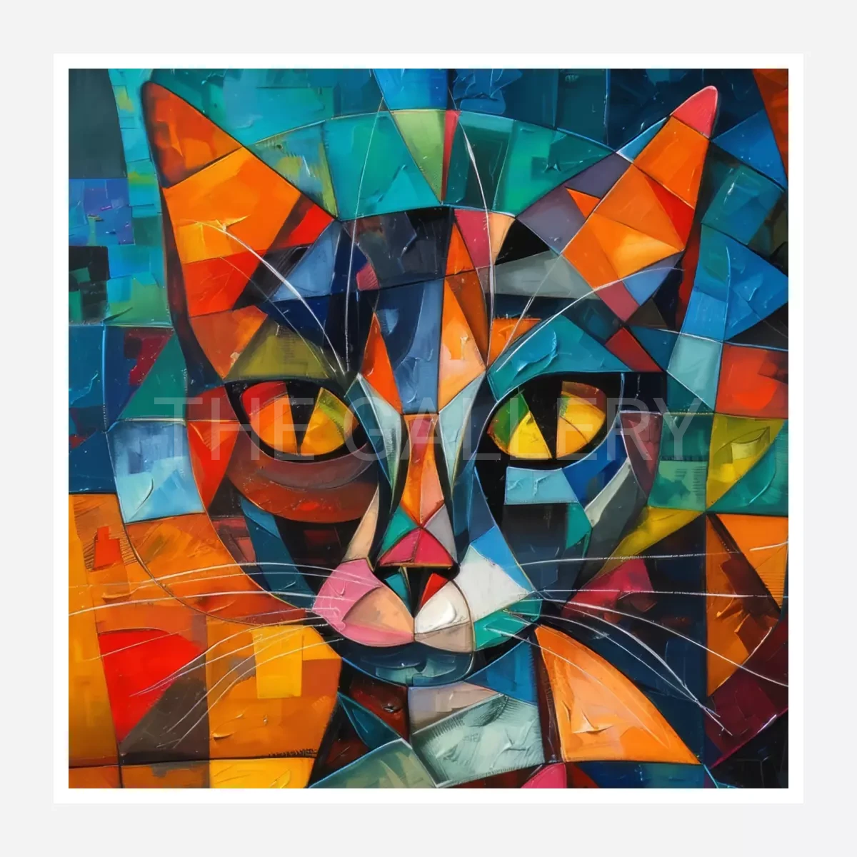 PP00436 Geometric Cat