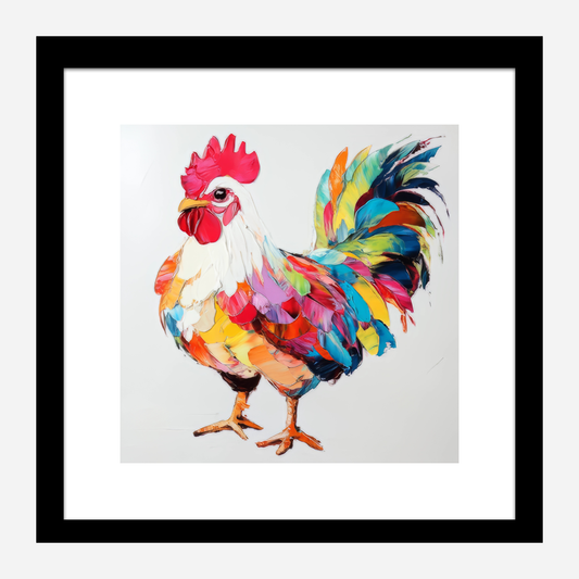 PP0000661 Cockerel In Colour