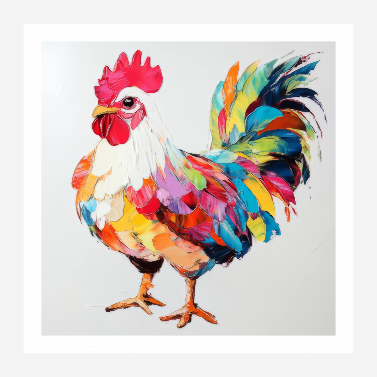 PP0000661 Cockerel In Colour